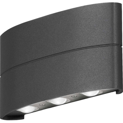 Gnosjö Konstsmide AL - Decken-/Wandleuchte LED-Wandleuchte 7853-370 anthrazit, alu