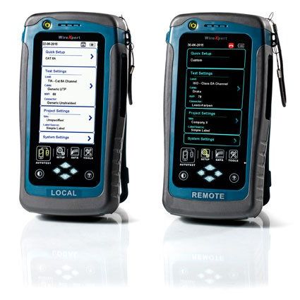 Softing IT - Mess-/Testgerät für Kommunikationstechnik LAN Cu-Kabelzertifizierer WX500-CU 500 MHz