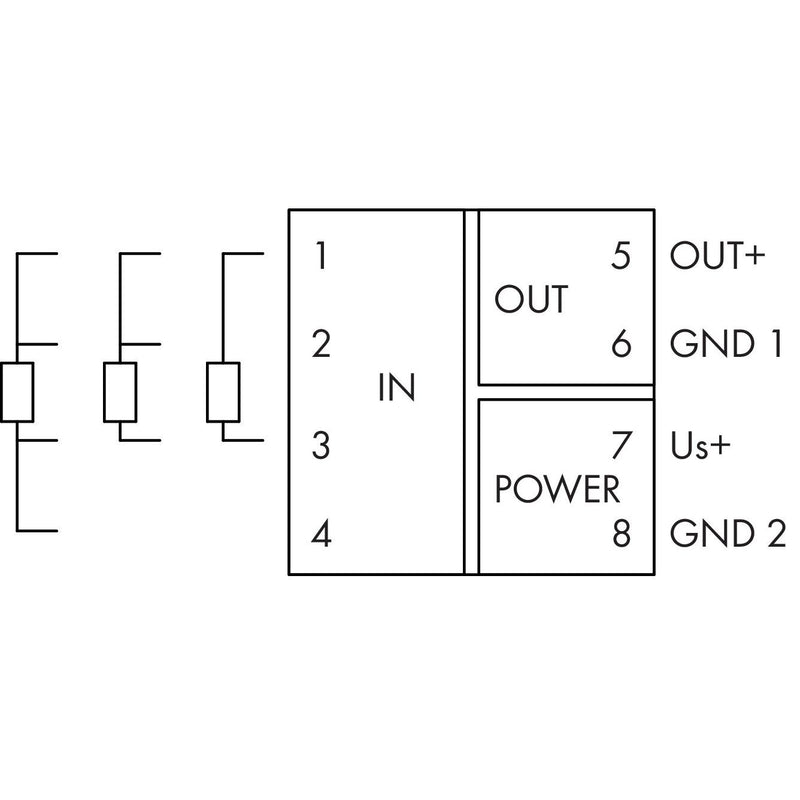 WAGO - Temperaturmessumformer 857-808 DC 24 V