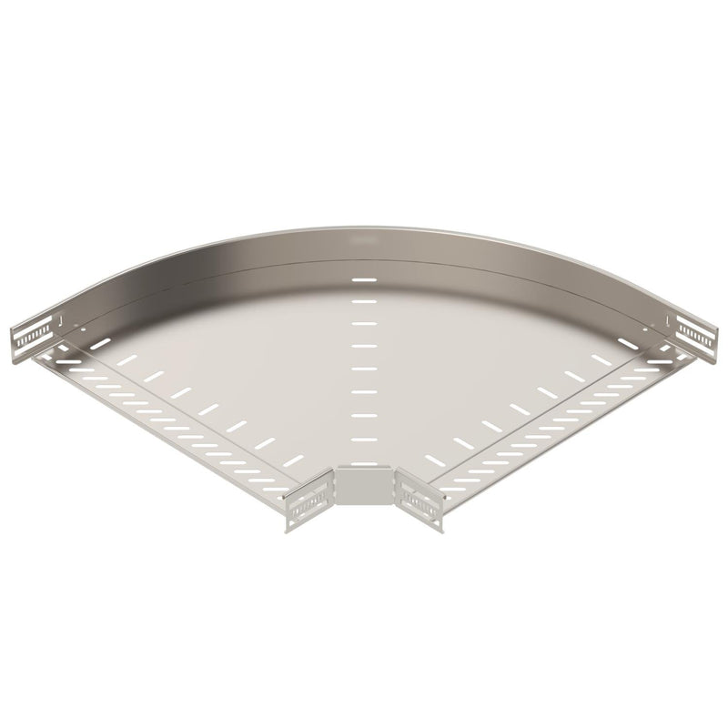 OBO Bettermann - Bogen für Kabelrinne Bogen 90 Grad RB 90 650 A4 60x500, rostfrei