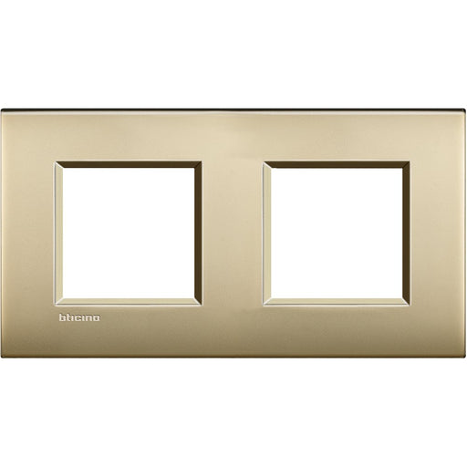 Legrand (BT) - Abdeckrahmen Air Europe Rahmen 2-fach LNE4802M2OF gold