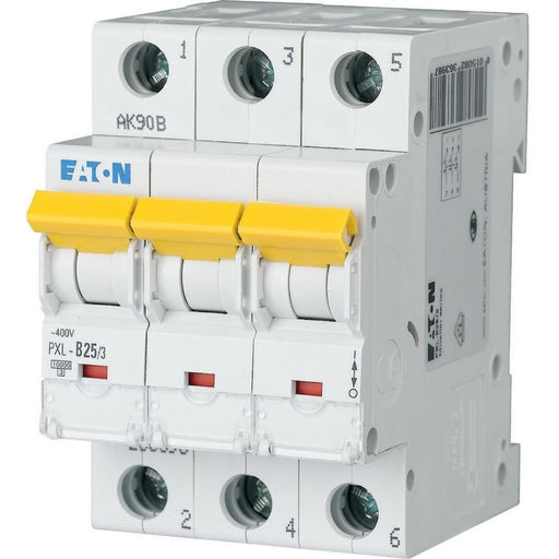 Eaton - Leitungsschutzschalter LS-Schalter m.Beschrift. PXL-D25/3 D 25A, 3p