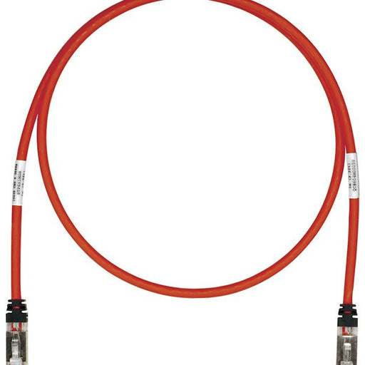 Panduit - Patchkabel Kupfer Patchkabel Cat.6A STP6X1MRD S/FTP, 1,0m, rt − 10 Stück