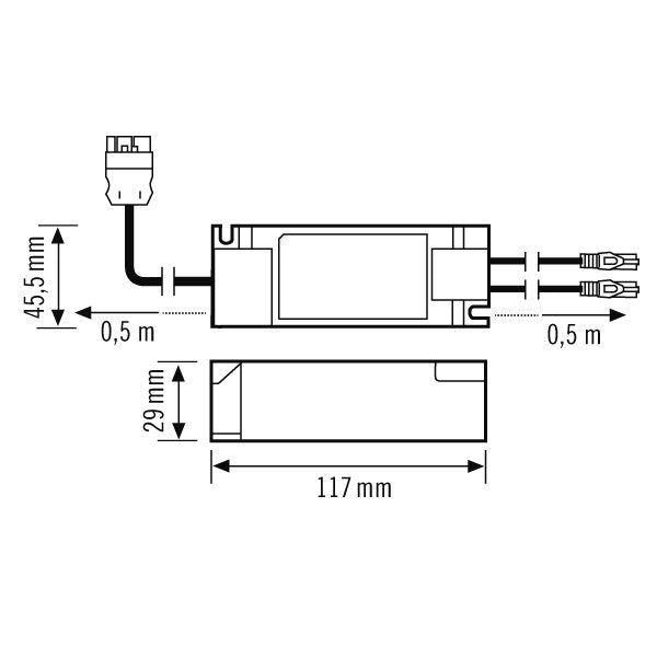 ESYLUX - Steuergerät für Leuchten Betriebsgerät EQ10127830