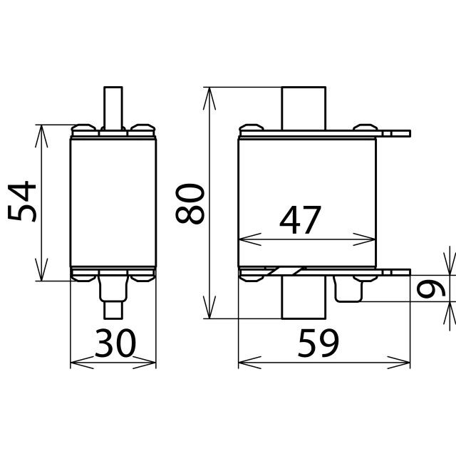 DEHN - Überspannungsableiter für Energietechnik/Stromversorgung ÜS-Ableiter DEHN SPD VA NH00 280