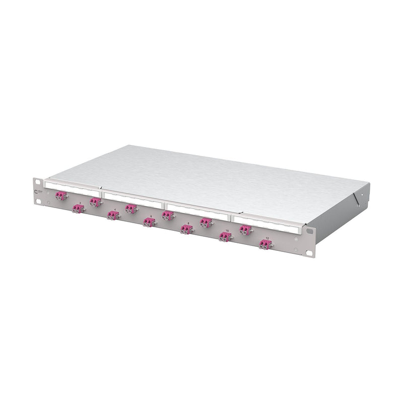Metz Connect - Patchpanel LWL Patchfeld VIK 1504507512-F 12xLC-D OM4