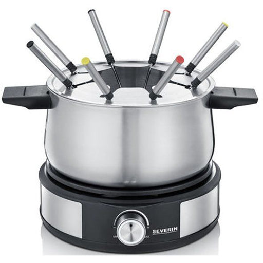 Severin - Fondue/Wok Fondue-Crepes Kombi FO 2471 sw/eds-geb