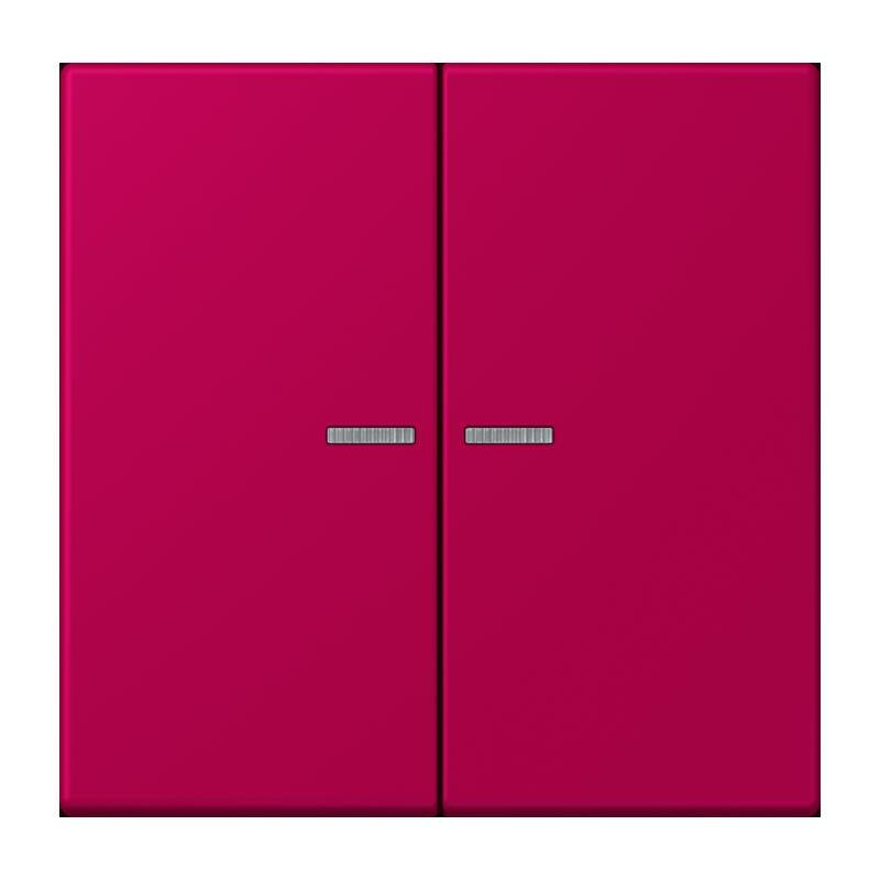 Jung - Abdeckung/Bedienelement für Installationsschalterprogramme Wippe mit Lichtleiter LC 102 KO5 230 rouge rubia