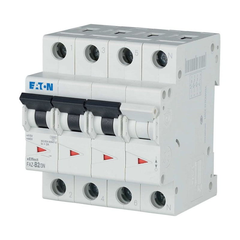 Eaton - Leitungsschutzschalter 3p. FAZ-B2/3N 2A Charakt.: B