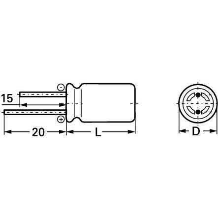 Bürklin - Kondensator 29 D 160 MKP30/450V