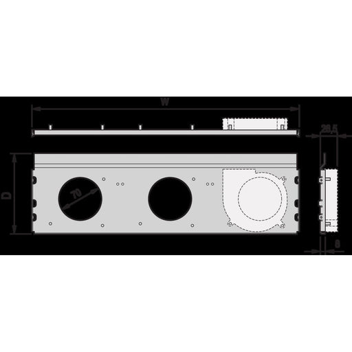 Schroff - Kleinraumventilator Lüftereinheitswanne LüfterRatiopacPROAIR