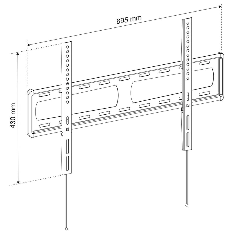 TechniSat - Halterung für Audio-/Videosysteme Wandhalterung TECHNIMOUNTSLIM