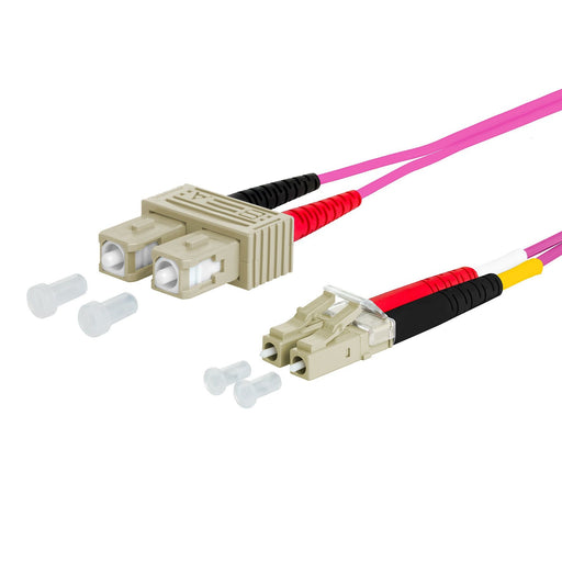Metz Connect - Patchkabel LWL Duplexkabel LC/SC 151S1EOJO50E 50,0 OM4 5m