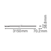 Ledvance - Tragschiene für Lichtbandsystem Tragschienenprofil 8-pol. TRUSYSFL.PRAIL30008P 3000, 8P