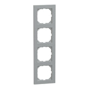 Merten - Abdeckrahmen Rahmen 4fach MEG4040-3660 aluminium