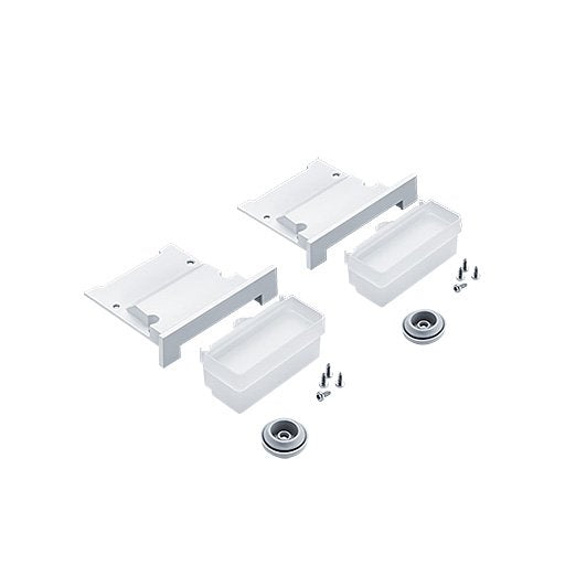 Zumtobel - Mechanisches Zubehör/Ersatzteile für Leuchten Endkappenset SLN2MRTECSETDDL20WH weiß
