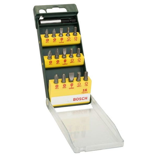 Bosch - Bit-Set 16-teiliges 2607019453 Schrauberbit-Set mit