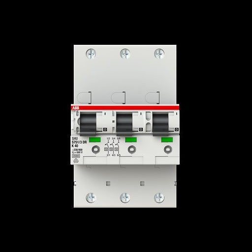 ABB Stotz S&J - Selektiver Hauptleitungsschutzschalter Haupleitungsschutzschalter S751/3DR-K35 35A K 25kA 3x1P