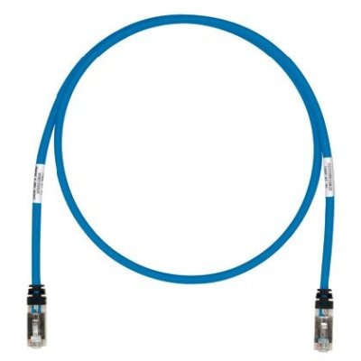 Panduit - Patchkabel Kupfer Patchkabel Kat.6A STP6X1.5MBU S/FTP, 1,5m, bl − 10 Stück