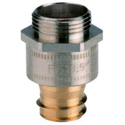 Flexa - Metall-Schutzschlauch-Verschraubung Metallverschraubung LI-P PG 7 AD10 − 10 Stück