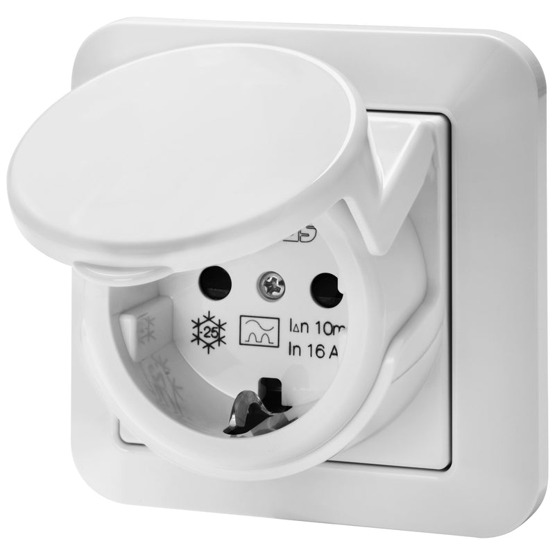 Gewiss - Steckdose Fehlerstromschutzschalter GW95523 16/0.01A Typ A IP44