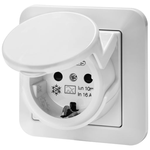 Gewiss - Steckdose Fehlerstromschutzschalter GW95523 16/0.01A Typ A IP44