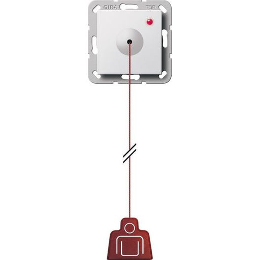Gira - Ruf-, Bedienervorrichtung Klinikinstallation Zugtaster 291203 Reinweiß