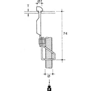 Niedax - Befestigungsklammer EKLIPS-Pro.Deckenbf. NH083-AM10T − 25 Stück