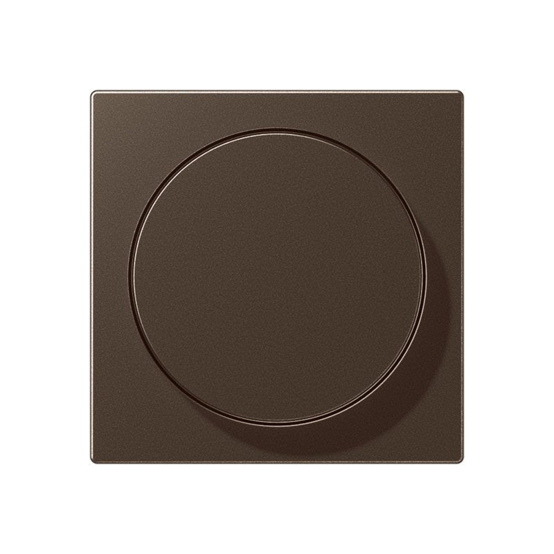Jung - Abdeckung/Bedienelement für Installationsschalterprogramme Abdeckung mit Drehknopf A 1740 MO Serie A, mokka − 1 Stück