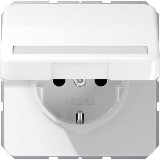 Jung - Steckdose SCHUKO-Steckdose 16A 250V CD 1520 BFNAKL WW Klappdeckel