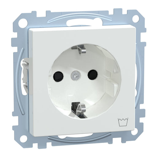 Merten - Steckdose SCHUKO-Steckdose aws/gl MEG2352-0325 Kennz.Waschmaschine