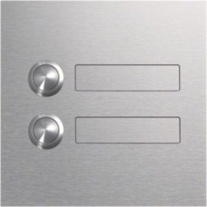 Elcom - Funktionsmodul für Türkommunikation 2-Taster+Schild GZM-120 MODESTA