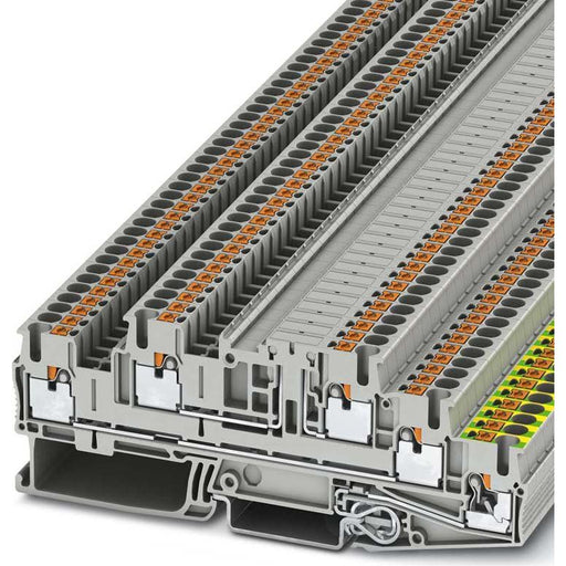 Phoenix Contact - Installations-Etagenklemme PTB 2,5-PE/L/L 0,14-4qmm, grau − 50 Stück