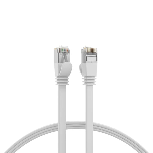 EFB-Elektronik - Patchkabel Kupfer Flachkabel U/FTP Cat.6A K5545WS.2 RJ45 weiss 2,0m