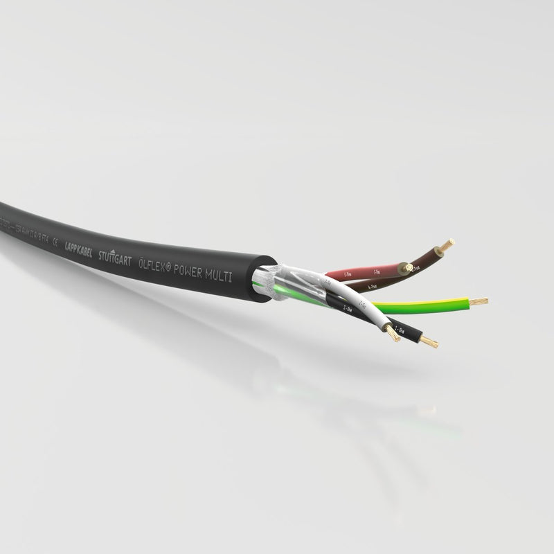 Lapp Kabel&Leitung - Energiekabel < 1 kV, für ortsveränderlichen Einsatz ÖLFLEX POWER MULTI 5G14AWG 611405/75 − 75 Meter