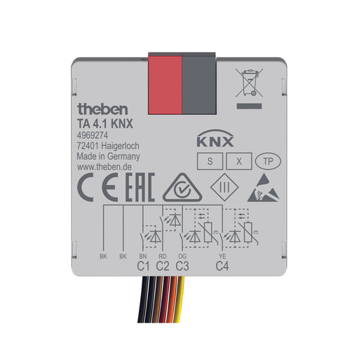 Theben - Bussystem-Binäreingang KNX-Tasterschnittstelle TA 4.1 KNX Binäreingang 4-fach
