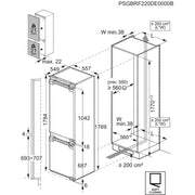 Electrolux AEG - Kühl-/Gefrierkombination EB-Kühl/Gefrierkombi OSC7C181DC Ecoline,Festtür