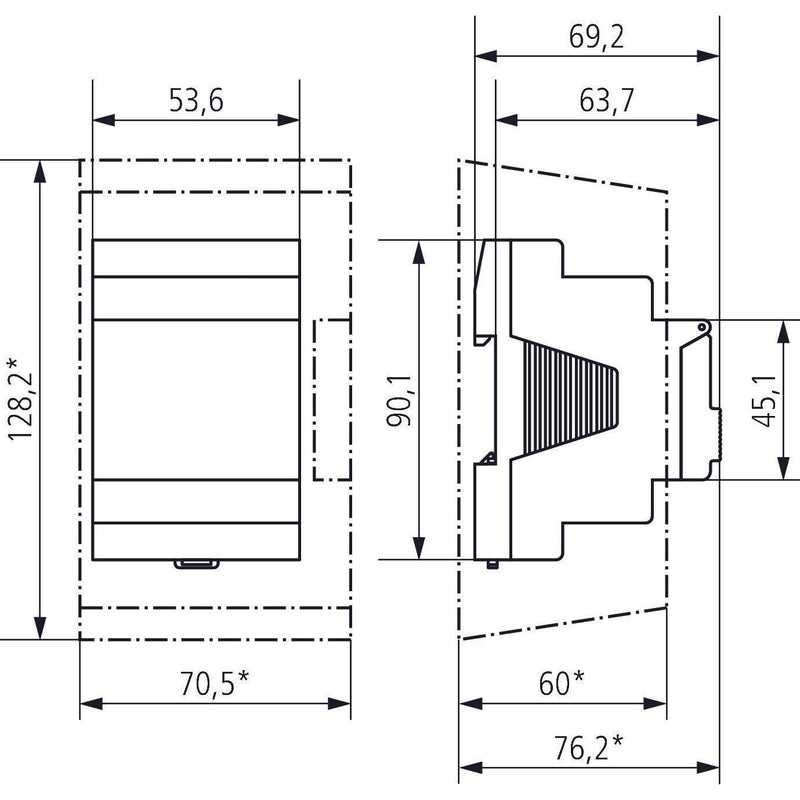 Theben - Bussystem-Zeitschaltuhr KNX-Stellantrieb TR 648 top3 RC KNX − 1 Stück