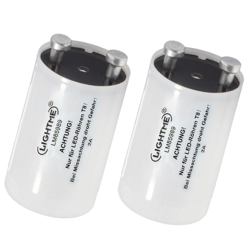 LIGHTME - Elektrisches Zubehör/Ersatzteile für Leuchten T8 Starterbrücke (VE2) LM85989