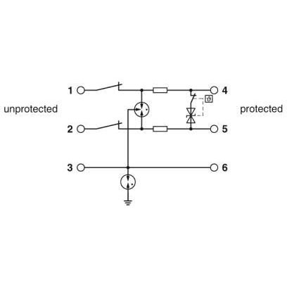 Phoenix Contact - Überspannungsableiter für Informations-/MSR-Technik Überspannungsschutzgerät 2906781