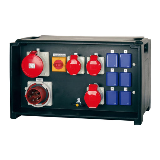 Walther Werke - Baustromverteiler Steckdosenverteiler 6324501 63A, 6 Schutz.s