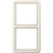 Jung - Abdeckrahmen Rahmen 2-fach ws CD 582 W waage/senkrecht