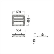 Zumtobel Group - Hallen-Reflektorleuchte LED-Hallenleuchte CR2 M21k #42936399 830