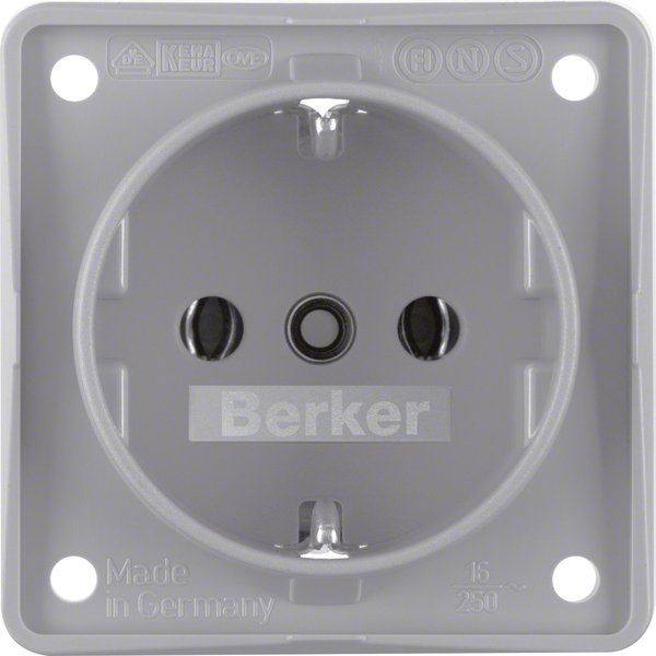 Berker - Steckdose Schuko-Steckd.gr 941852506 m.Schraubklemmen
