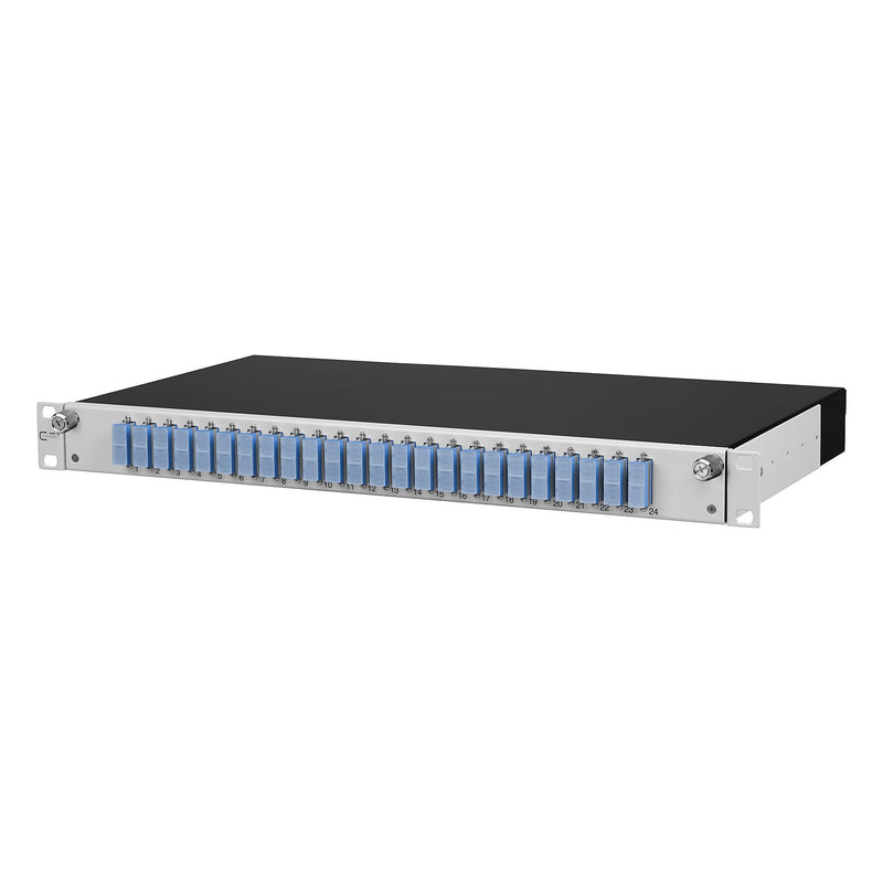 Metz Connect - Patchpanel LWL OpDAT slide R Patchfeld 150279E224-E splice 24xSC-Duplex