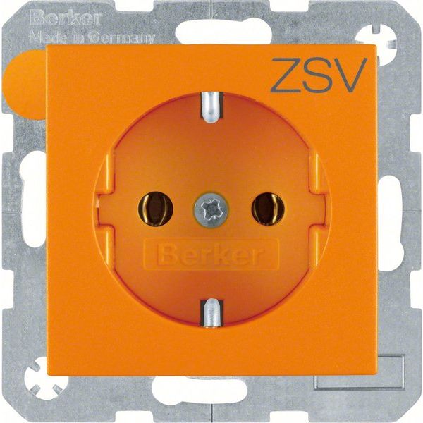 Berker - Steckdose Schuko-Steckdose or 47431907 Aufdruck ZSV