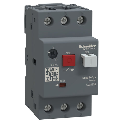 Schneider Electric - Leistungsschalter für Motorschutz Motorschutzschalter Easy GZ1E08 TeSys 2,5-4A