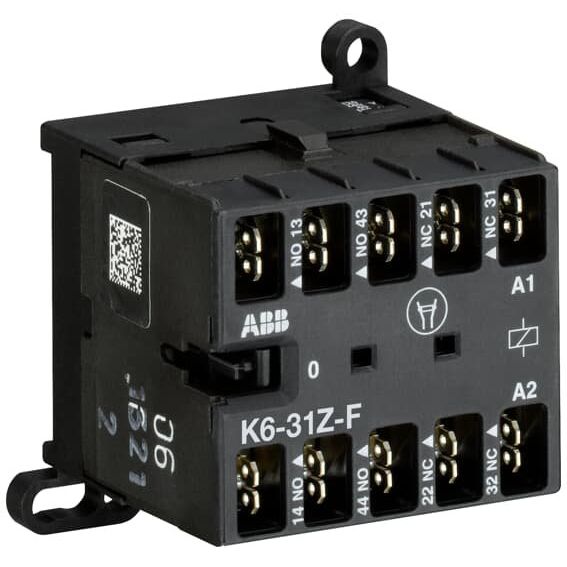 ABB Stotz S&J - Hilfsschütz, Relais Kleinhilfsschütz K6-31Z-F-80 220-240V 40-450Hz