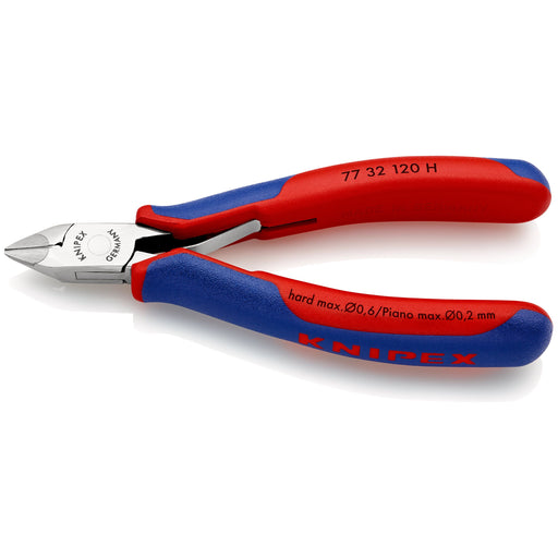 Knipex - Seitenschneider Elektronik-Seitenschneider 77 32 120 H mit Hülle, 120mm