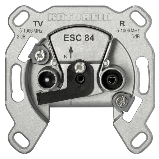 Kathrein - Antennensteckdose Breitband-Einzeldose ESC 84 2-fach